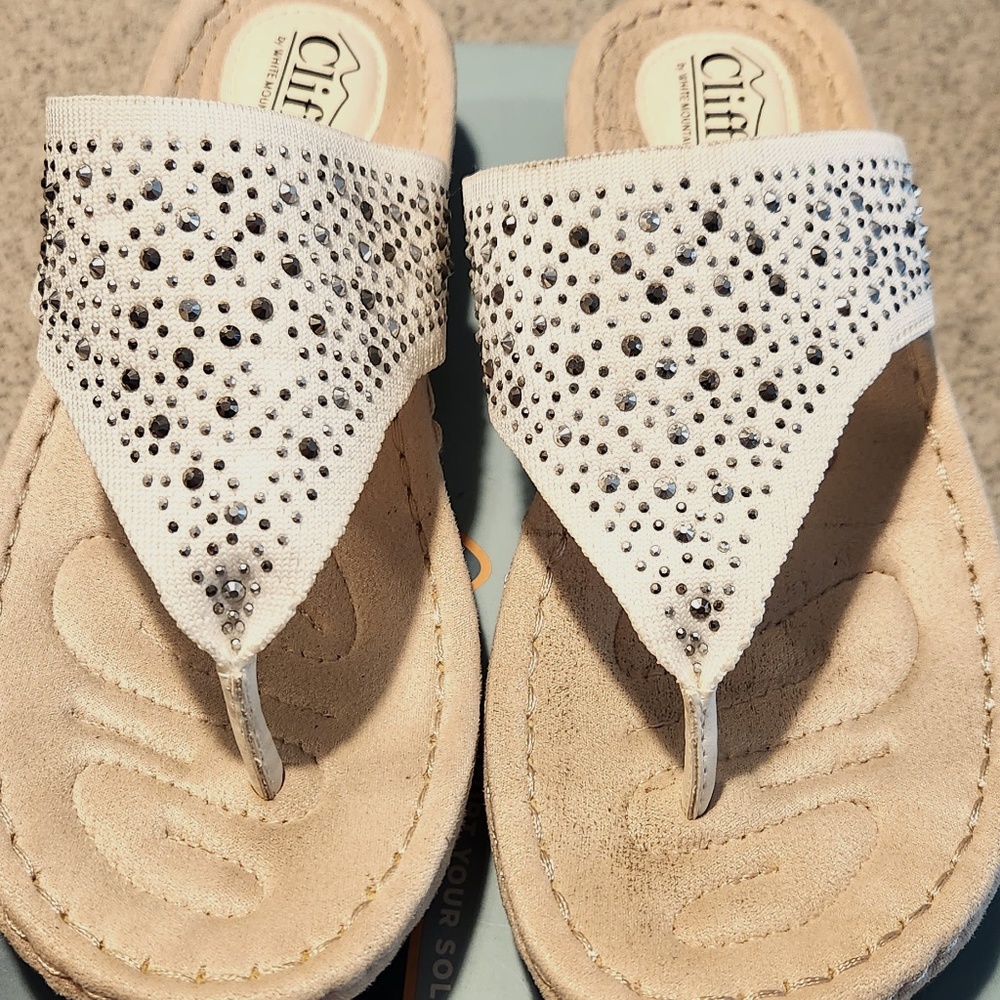 Cliffs by White Mountain Calling Wedge Sandal